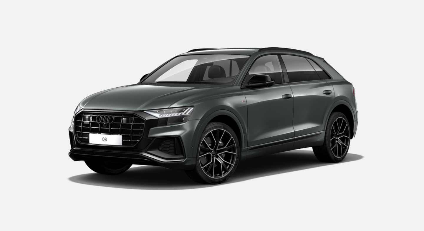 AUDI Q8 50 TDI S-Line Tiptronic quattro | šedá Daytona metalíza | super cena | online prodej | autoibuy.com | skladem | od autorizovaného prodejce